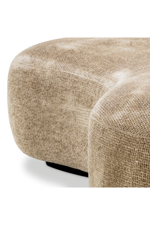Bouclé Cream Curve Bench | Eichholtz Björn | Oroa.com