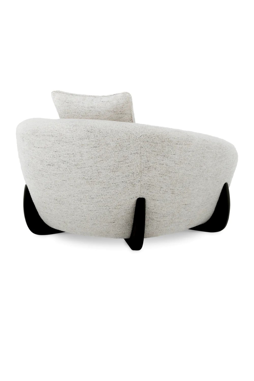 White Curved Lounge Chair | Eichholtz Siderno | Oroa.com