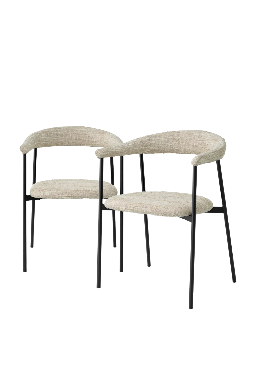 Bouclé Dining Chairs (2) | Eichholtz Julio | Oroa.com