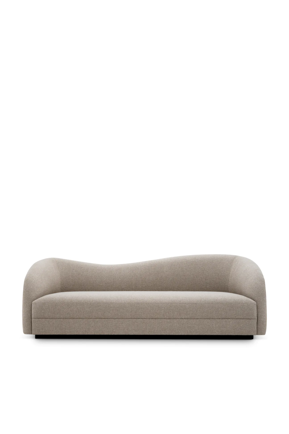 Greige Curved Sofa | Eichholtz Divisadero | Oroa.com 