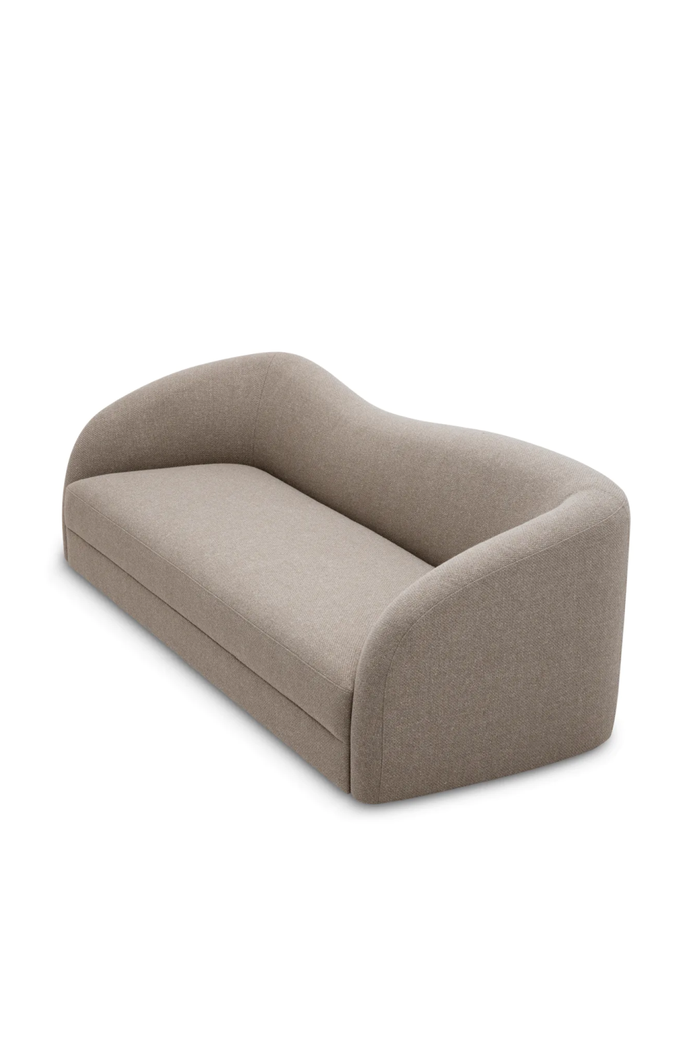 Greige Curved Sofa | Eichholtz Divisadero | Oroa.com 