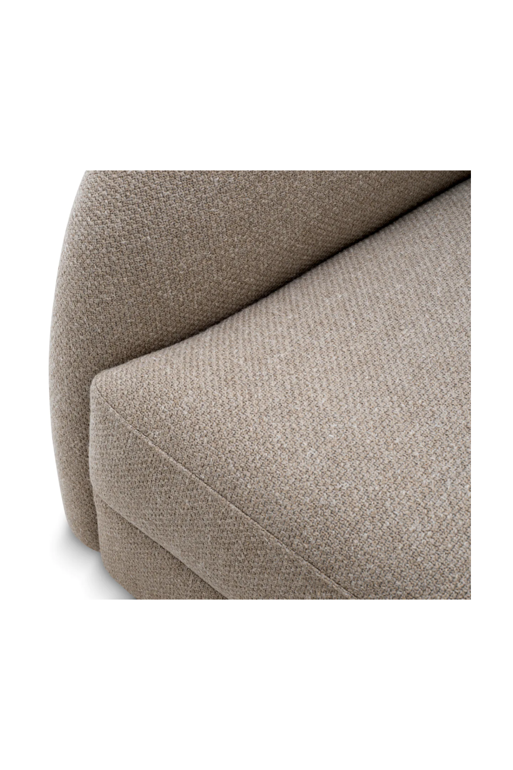 Greige Curved Sofa | Eichholtz Divisadero | Oroa.com 