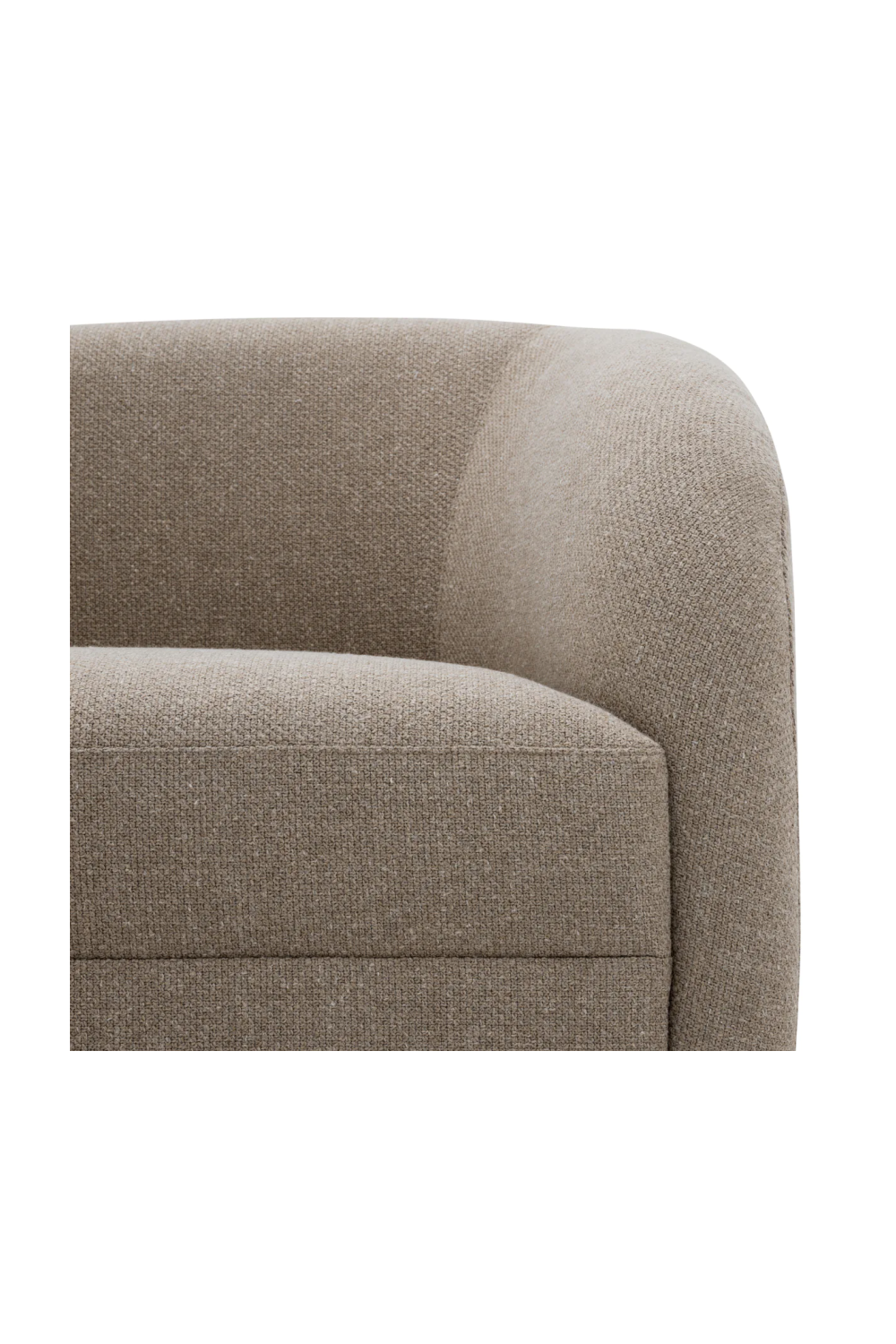 Greige Curved Sofa | Eichholtz Divisadero | Oroa.com 