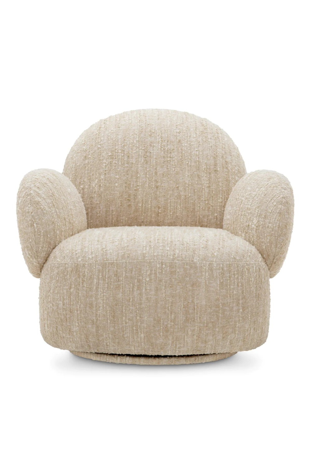 Bouclé Cream Swivel Chair | Eichholtz Madrone | Oroa.com