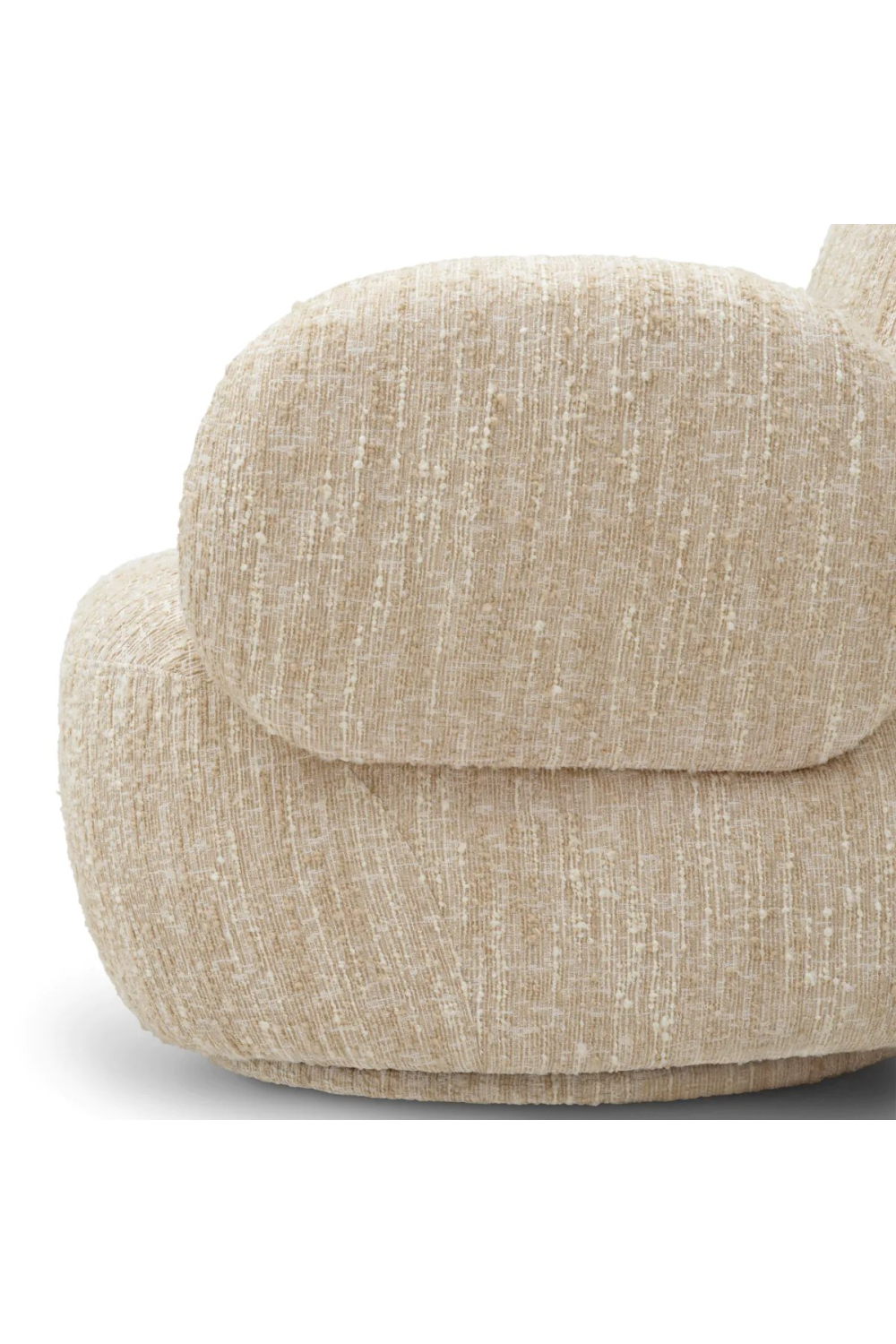 Bouclé Cream Swivel Chair | Eichholtz Madrone | Oroa.com