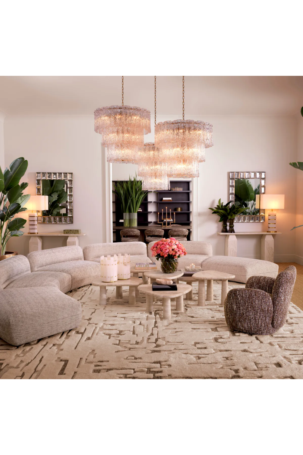 Beige Modular Sofa | Eichholtz Grand Avenue | Oroatrade.com