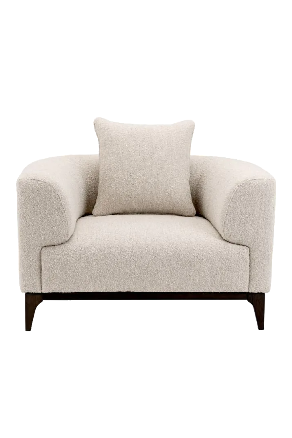 Chalk Boucle Accent Chair | Eichholtz Brannan | Oroa.com