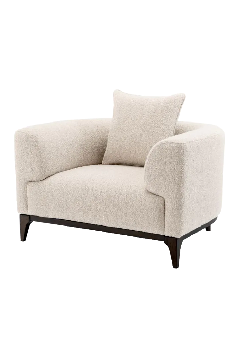 Chalk Boucle Accent Chair | Eichholtz Brannan | Oroa.com