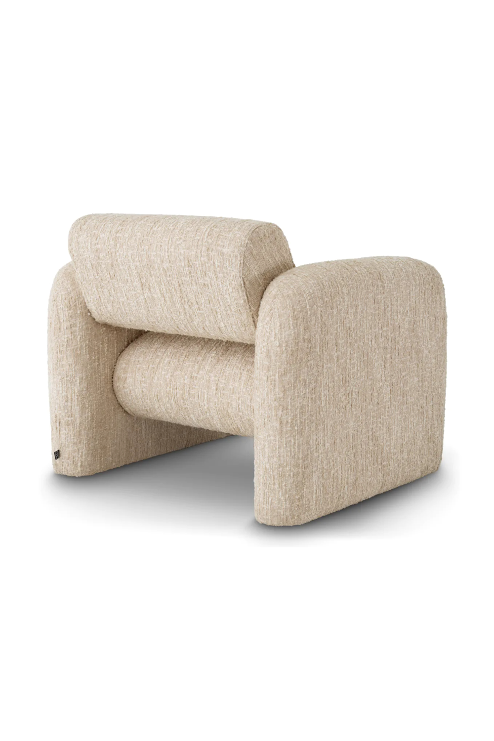 Cream Boucle Lounge Chair | Eichholtz Vesper | Oroa.com