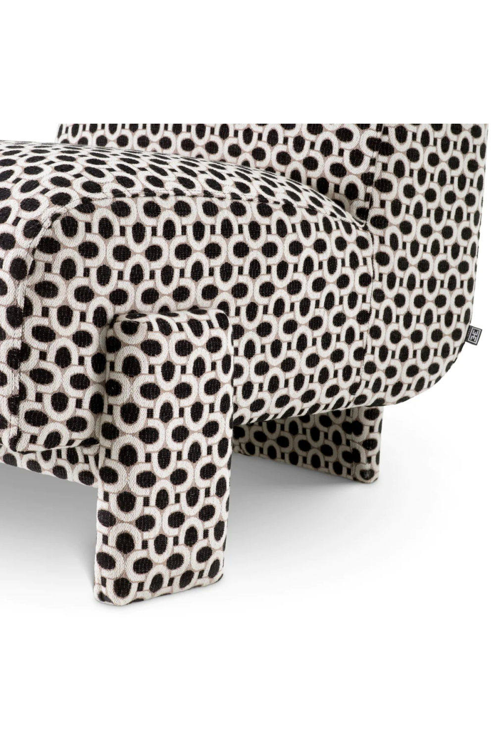 Sunbeam Black Upholstered Accent Chair | Eichholtz Rockdale | Oroa.com