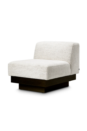 White Armless Lounge Chair | Eichholtz Bastion | Oroa.com