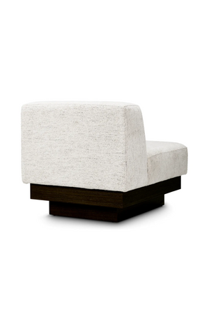 White Armless Lounge Chair | Eichholtz Bastion | Oroa.com