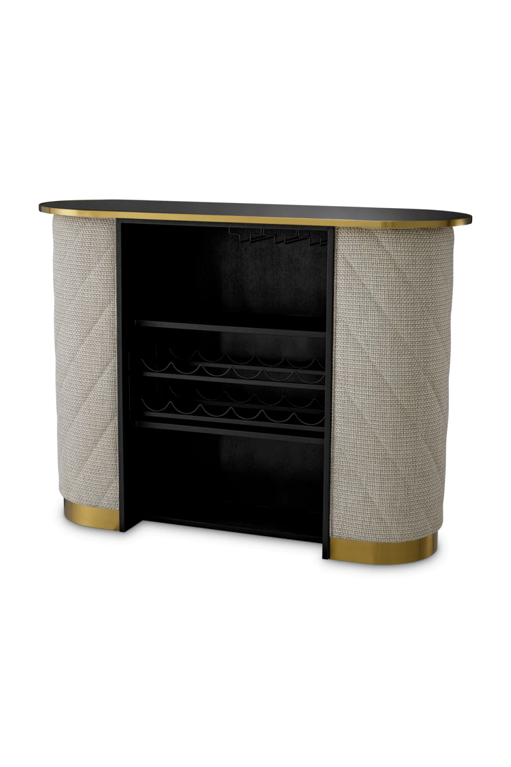 Black Beveled Glass Bar Table | Eichholtz Matthew | Oroa.com