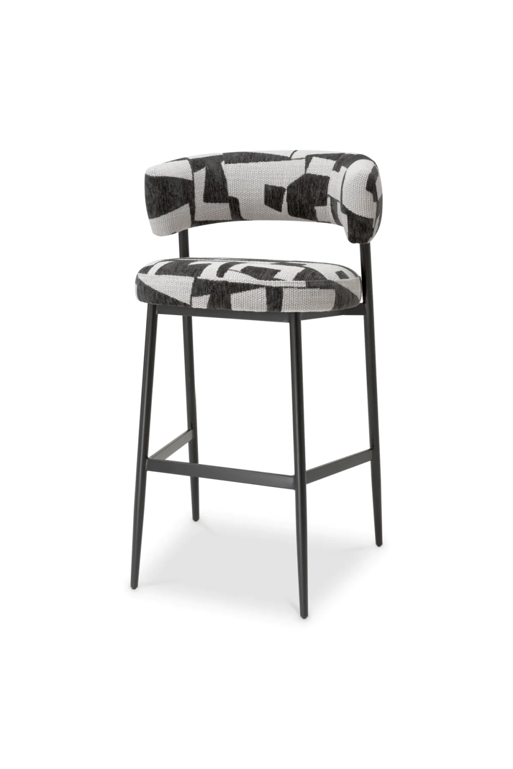 Brooklyn Black Bar Stool | Eichholtz Folsom | Oroatrade.com