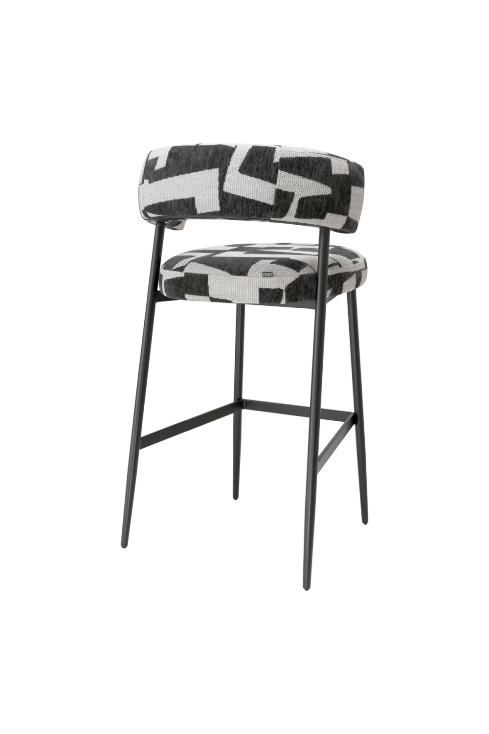 Brooklyn Black Bar Stool | Eichholtz Folsom | Oroatrade.com