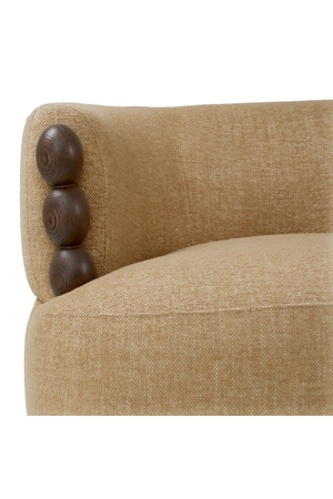 Wooden Accent Beige Lounge Chair | Eichholtz Grimaud | Oroa.com