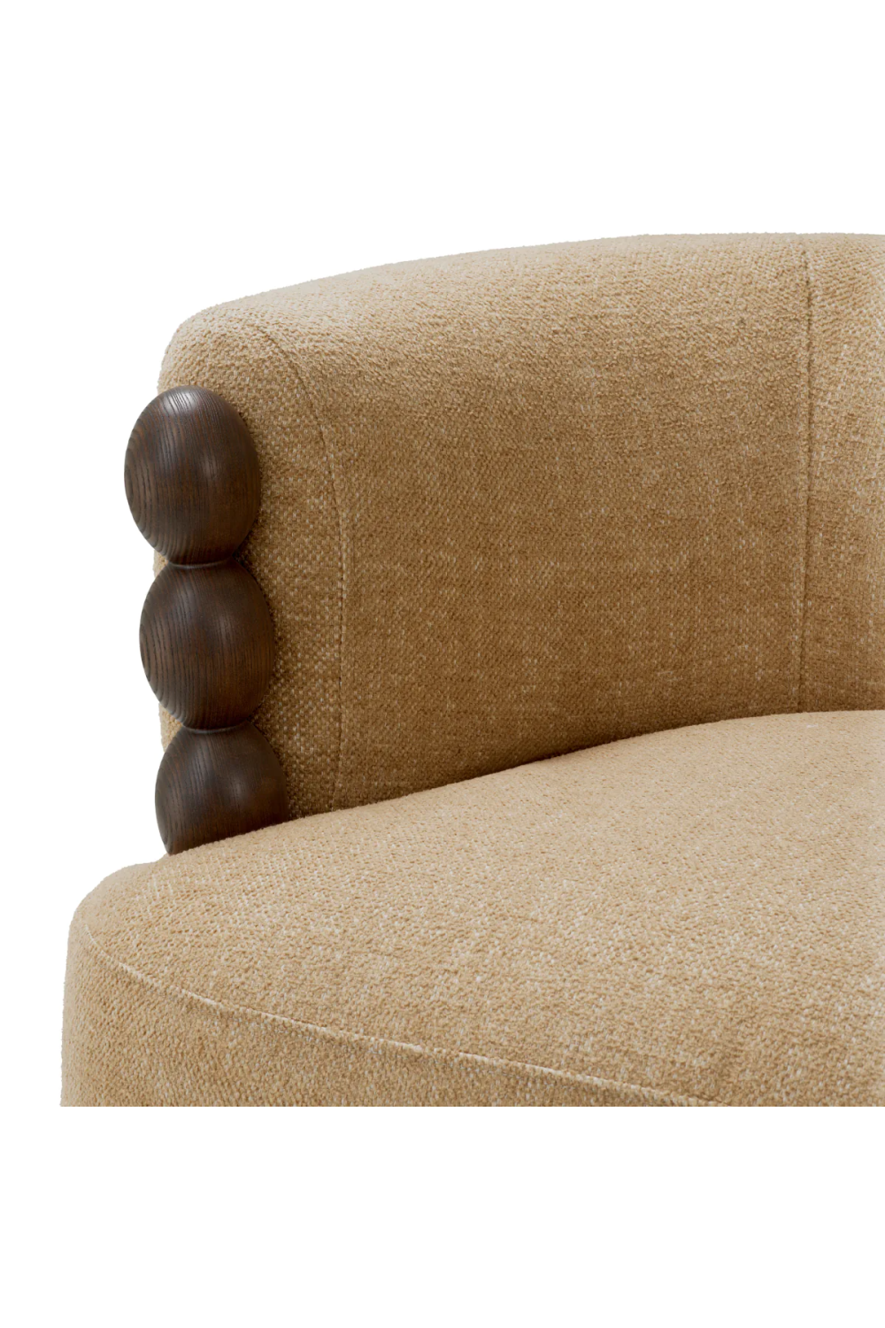 Wooden Accent Beige Lounge Chair | Eichholtz Grimaud | Oroa.com