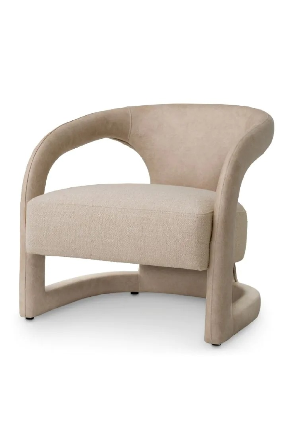 Beige Leather Accent Chair | Eichholtz Voletta | Oroa.com
