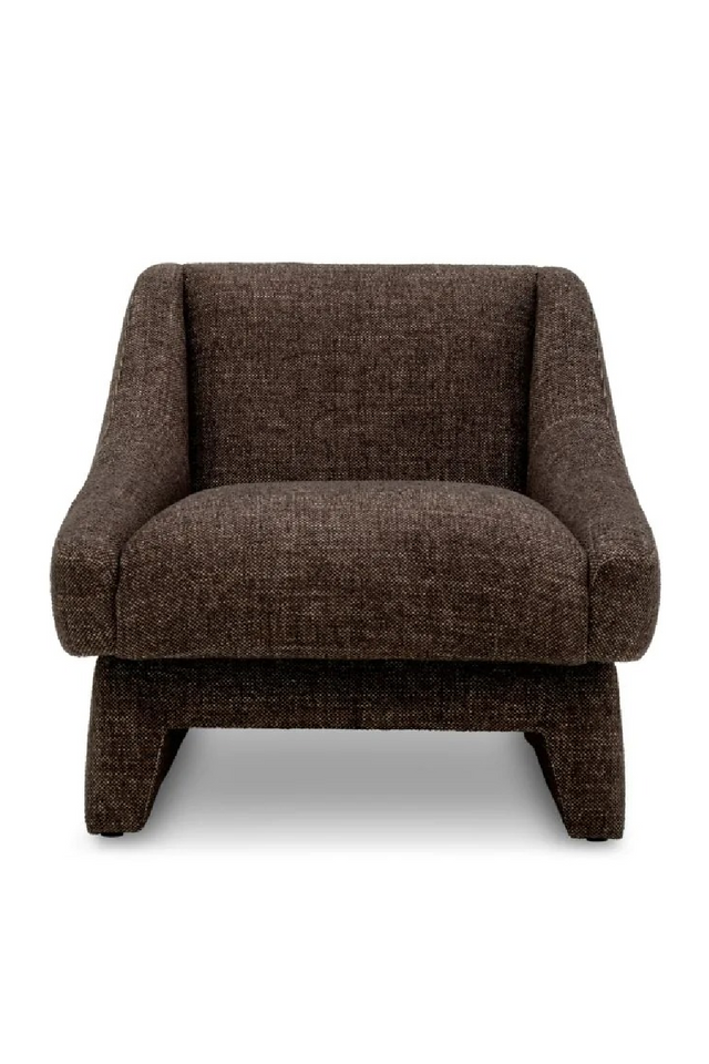 Brown Sloped-Arm Lounge Chair | Eichholtz Valore | Oroa.com