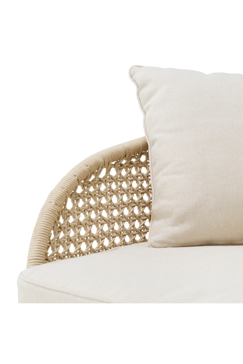 Cream Rope Outdoor Lounge Chair | Eichholtz Trinity | Oroa.com