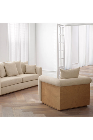 Ecru Fabric Lounge Chair | Eichholtz Amadeo | Oroa.com