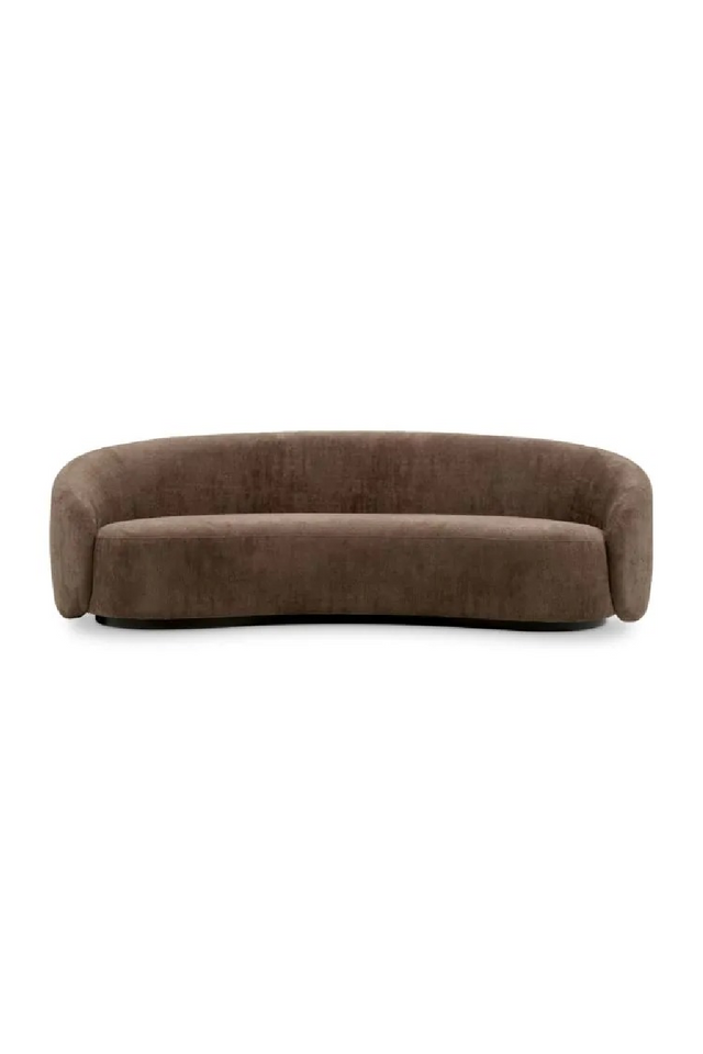 Brown Curved Sofa | Eichholtz Amore | Oroa.com