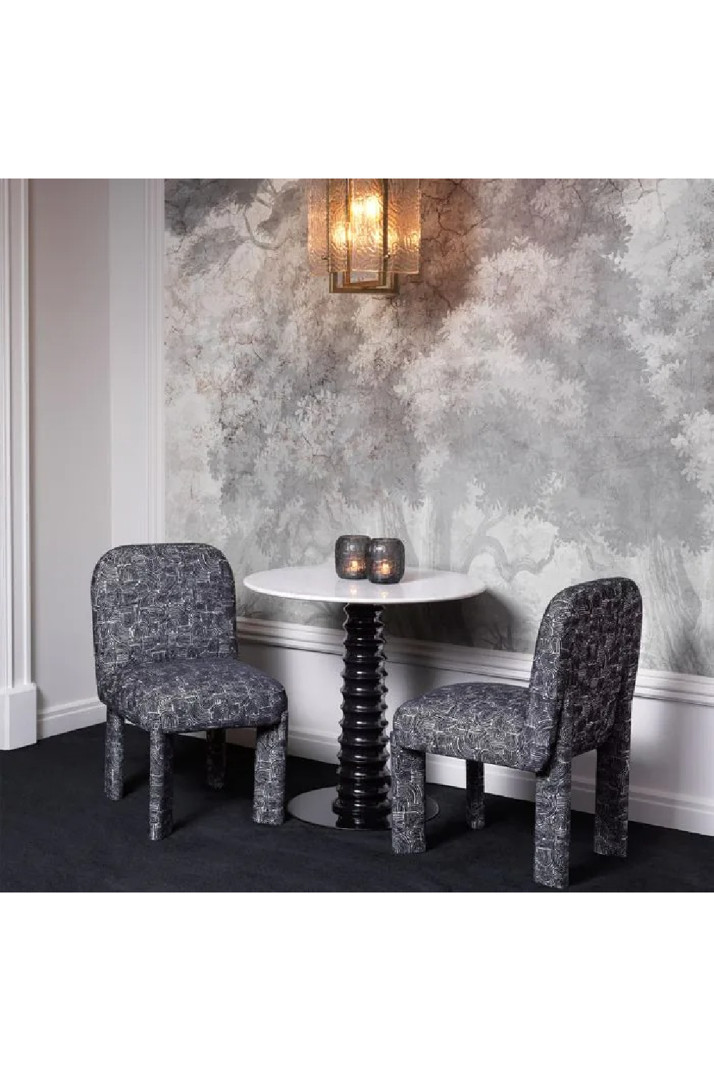 Black & White Dining Chair | Eichholtz Magnus | Oroa.com