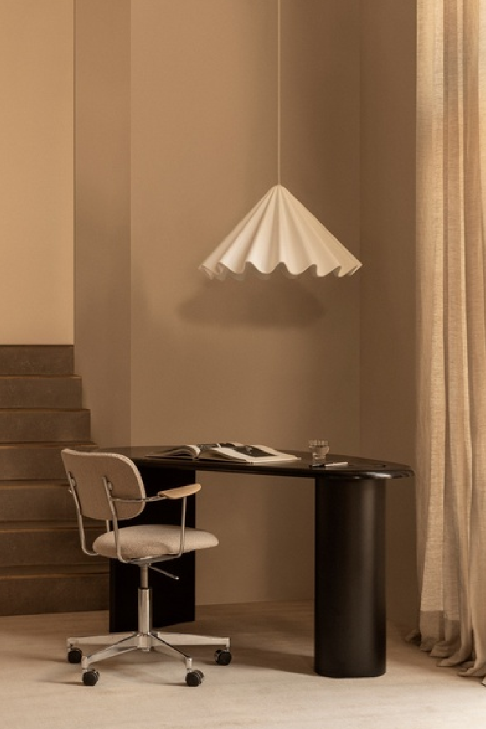 Hidden Storage Oak Desk | Audo Copenhagen The Eclipse | Oroa.com