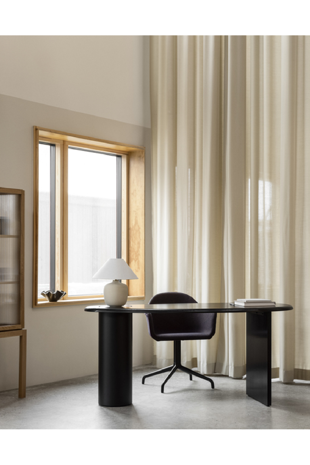 Hidden Storage Oak Desk | Audo Copenhagen The Eclipse | Oroa.com