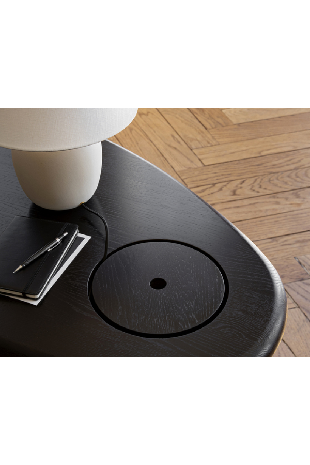 Hidden Storage Oak Desk | Audo Copenhagen The Eclipse | Oroa.com