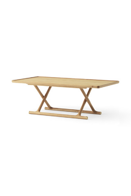 Oiled Wood Foldable Lounge Table | Audo Copenhagen Jager | Oroa.com