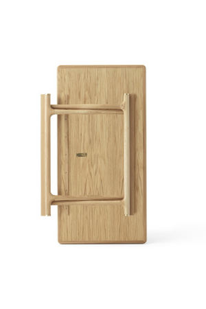 Oiled Wood Foldable Lounge Table | Audo Copenhagen Jager | Oroa.com