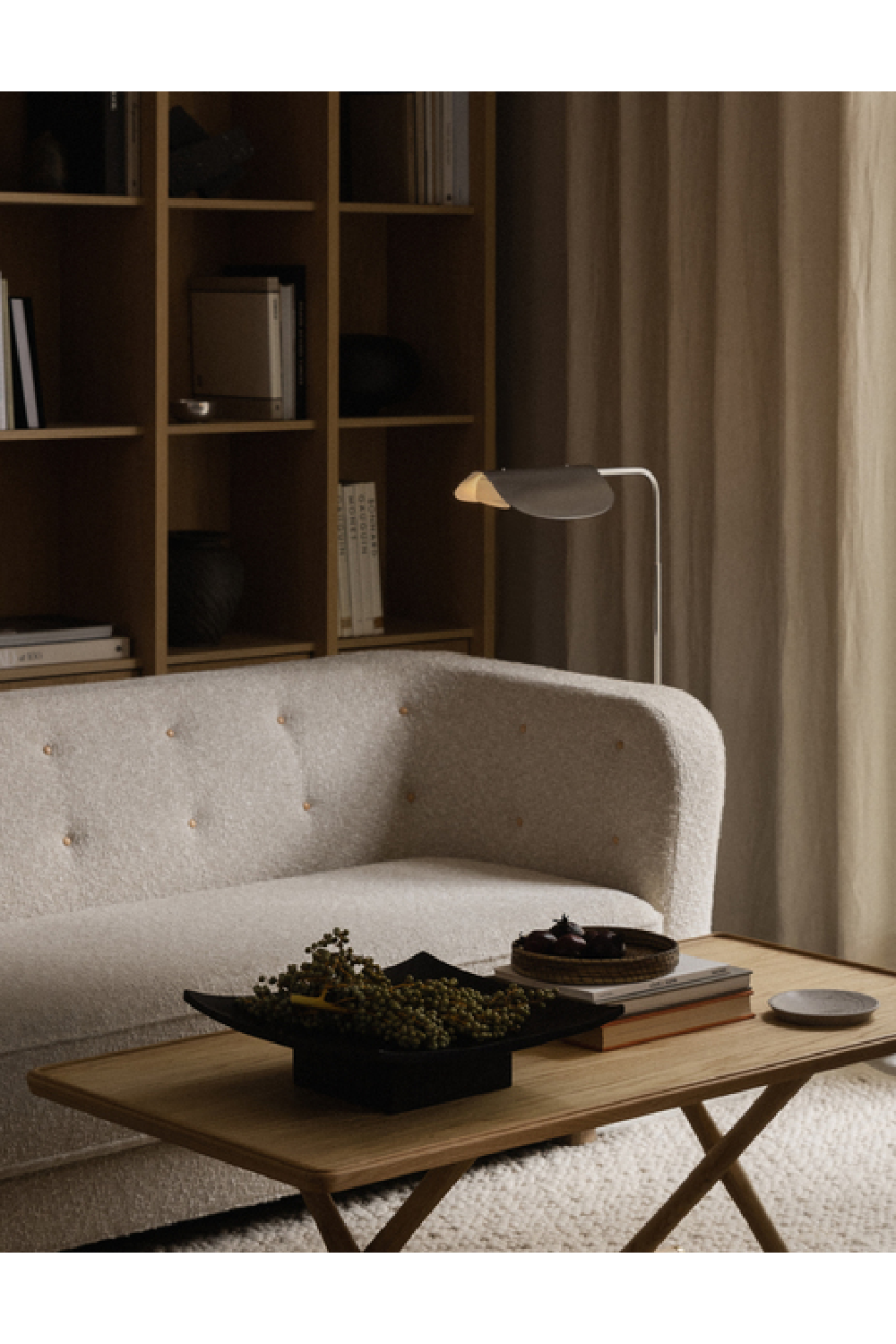 Oiled Wood Foldable Lounge Table | Audo Copenhagen Jager | Oroa.com