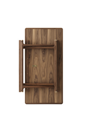 Oiled Wood Foldable Lounge Table | Audo Copenhagen Jager | Oroa.com