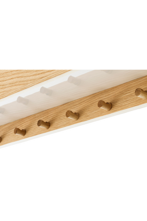 Wall-Mounted Oak Rack Shelf | Audo Copenhagen Epoch | Oroa.com