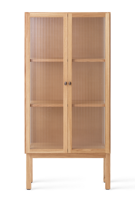 Reeded Glass 2-Door Cabinet | Audo Copenhagen Curiosity | Oroa.com