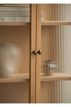 Reeded Glass 2-Door Cabinet | Audo Copenhagen Curiosity | Oroa.com