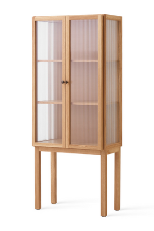 Reeded Glass 2-Door Cabinet | Audo Copenhagen Curiosity | Oroa.com