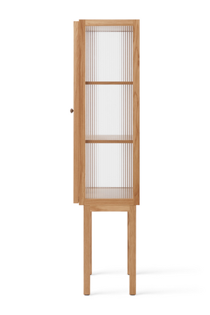 Reeded Glass 2-Door Cabinet | Audo Copenhagen Curiosity | Oroa.com