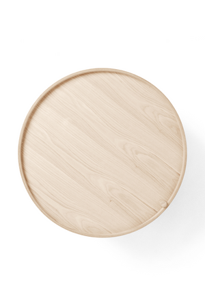 Round Wooden Turning Table | Audo Copenhagen | Oroa.com