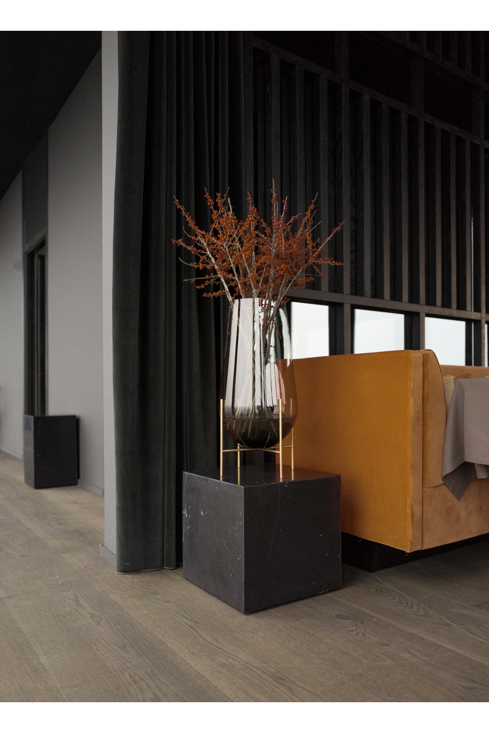 Stone Cubic Column | Audo Copenhagen Plinth | Oroa.com