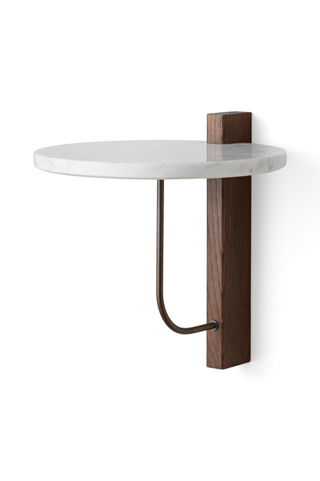 White Marble Wall Shelf M | Audo Copenhagen Corbel | Oroa.com