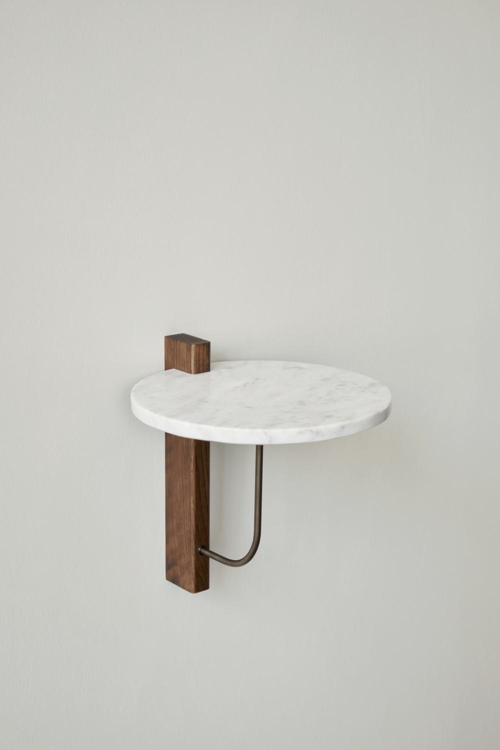 White Marble Wall Shelf M | Audo Copenhagen Corbel | Oroa.com