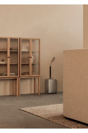 Curved Aluminum Side Table | Audo Copenhagen Volume | Oroa.com