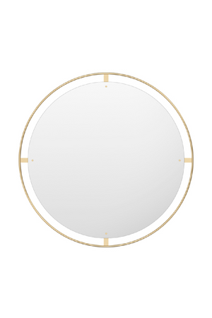 Round Brass Mirror L | Audo Copenhagen Nimbus | Oroa.com