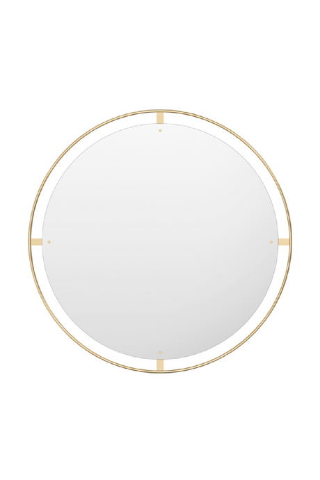 Round Brass Mirror L | Audo Copenhagen Nimbus | Oroa.com