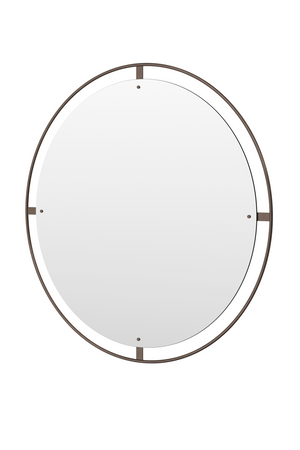 Round Brass Mirror L | Audo Copenhagen Nimbus | Oroa.com