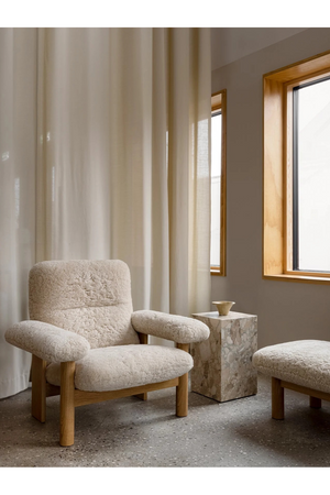 Sheepskin Lounge Chair | Audo Copenhagen Brasilia | Oroa.com