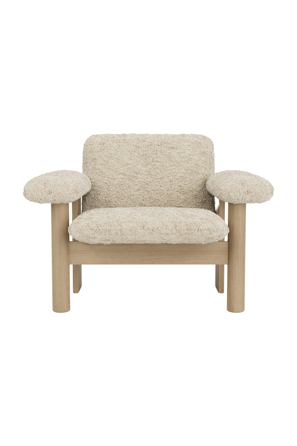 Low Back Sheep Skin Lounge Chair |  Audo Copenhagen Brasilia | Oroa.com