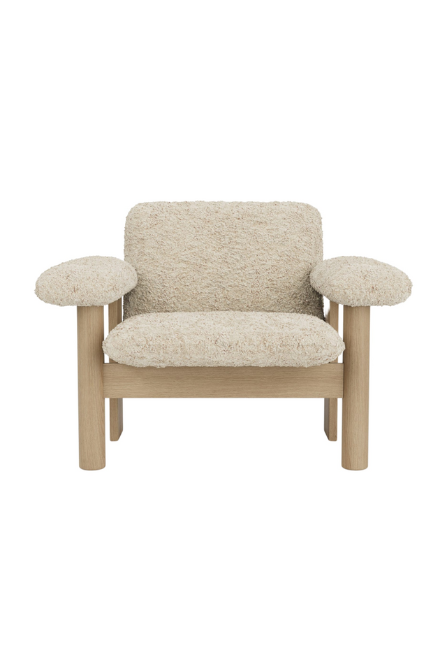 Low Back Sheep Skin Lounge Chair |  Audo Copenhagen Brasilia | Oroa.com